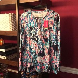 EUC Caught Up Lily Pulitzer top